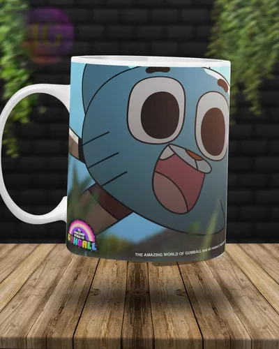 Caneca O Incrível Mundo de Gumball Darwin Apaixonado