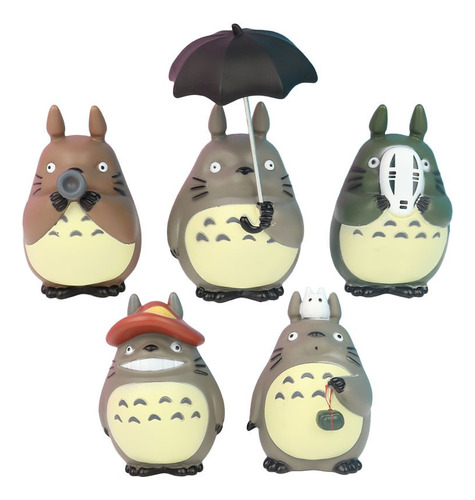 5pcs My Neighbor Totoro Figura Juguete Modelo Regalo 11cm