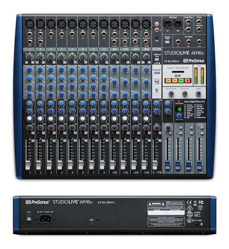 Presonus Studiolive Ar16c Mixer / Interfaz 16 Canales Usb-c