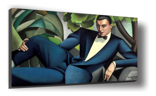 Cuadro Canvas Bastidor Art Deco Lempicka Maquis D'afflitto