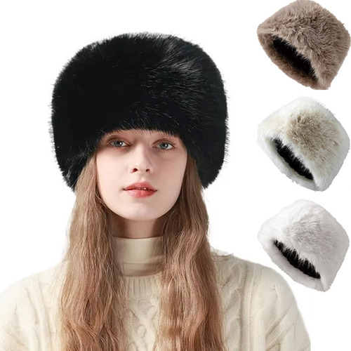 Gorro Ruso De Algodón Cálido Para Mujer