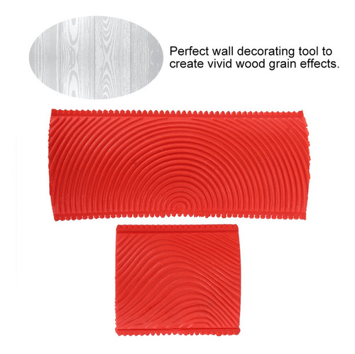 Cepillo Para Pintar Con Textura De Vetas De Madera 2 Pzs