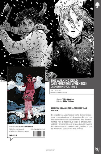 Imagen 3 de 4 de The Walking Dead: Clementine Vol. 1 De 3 - Tillie Walden - The Walking Dead (los Muertos Vivientes)