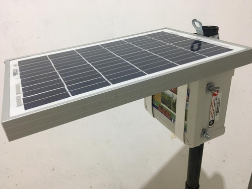 Cerco Electrico Solar Ganadero 10km Pulsador Energizador Bat