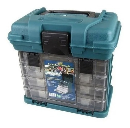 Caixa De Pesca Nautika Multibox Mb1 Plano Estojo