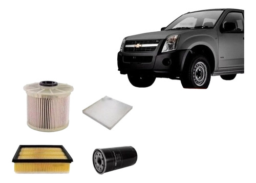 Kit Filtro Aire Polen Aceite Petr, Chevrolet Dmax 2.5 11-14