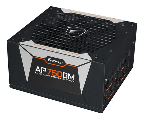 Imagen 1 de 4 de Fuente de alimentación para PC Giga-Byte Technology AORUS GP-AP750GM 750W black 100V/240V