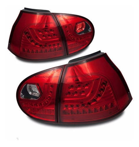 Calaveras Led Para Volkswagen Golf Gti Mk5 2006 - 2009