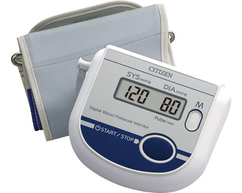 Monitor de presión arterial digital de brazo automático Citizen CH-452