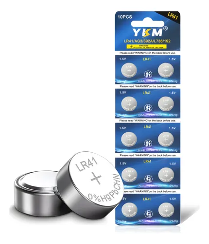 Pilas De Boton Ykm Lr41 Ag3 L736f L736c L736 392 192 1,5 V P