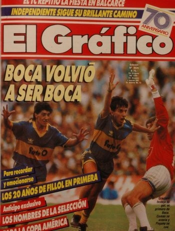 El Grafico 3629 Comas Graciani Boca Jr Pogany San Lorenzo