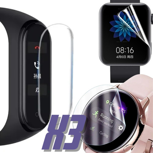 Film Hidrogel Smartwatch Para Xiaomi Mi Imilab W01 X3