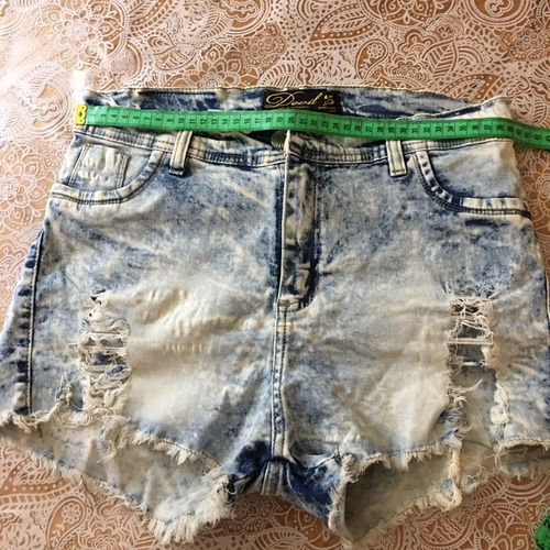 Combo 2 Hermosos Shorts De Jean Con Roturas!