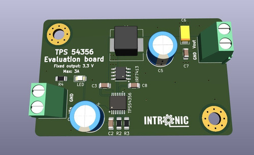 Fuente Dc-dc Step Down Reductora 3.3v 3a Tps 54356