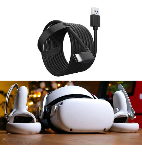 Cable C9 Para Meta Quest3 3.0 Link Steam Vr De Alta Velocida