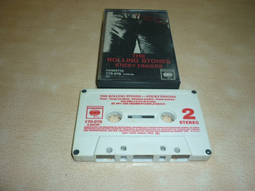 Rolling Stones  Sticky Fingers Cassette Excelente Jcd055