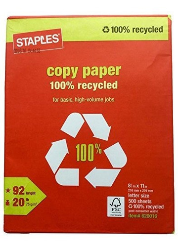 Grapas 100% Reciclado Copia Del Fax Láser De Inyección De Ti