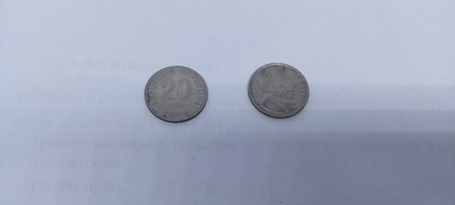 Moneda 20 Centavos De 1950/52 Argentina