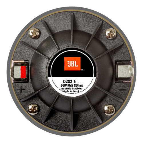 Super Driver Jbl Selenium D202 Ti Titanium 8 Ohms  60w Rms