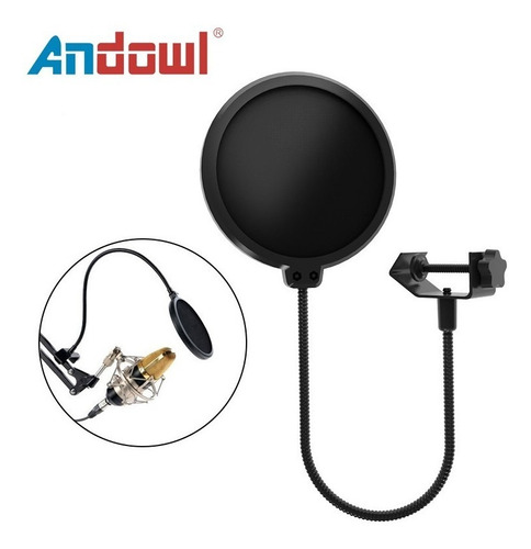 Imagen 3 de 4 de Filtro Anti Pop Pop Shield Andowls Micrófonos Alta Calidad