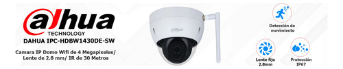 Dahua Ipc-hdbw1430de-sw Camara Ip Domo 4mp Wifi Smd Microsd