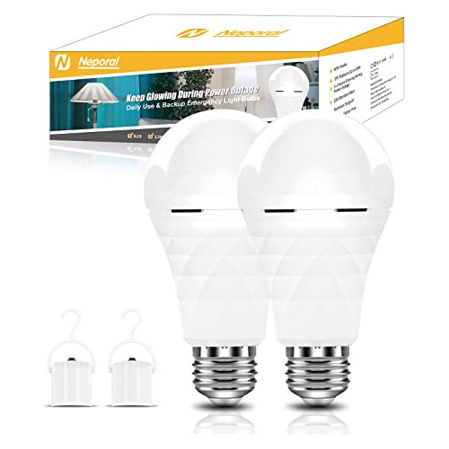 Bombilla De Luz Recargable Led De Emergencia 2gkcv