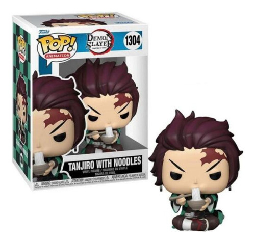 Funko Pop Tanjiro Con Noodles 1304 Funko Fair 2023 Demon Slayer: Kimetsu No Yaiba