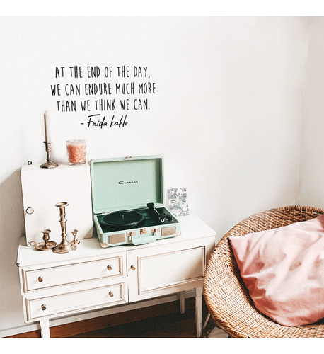 Sticker Vinyl Decor - At The End Of The Day We - 36  X 63 Cm