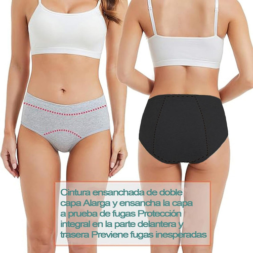 Paquete De 3 Bragas Se Período Para Mujer,calzón Menstrual