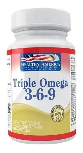 Triple Omega 3-6-9 1200mg 60 Softge - Unidad a $898