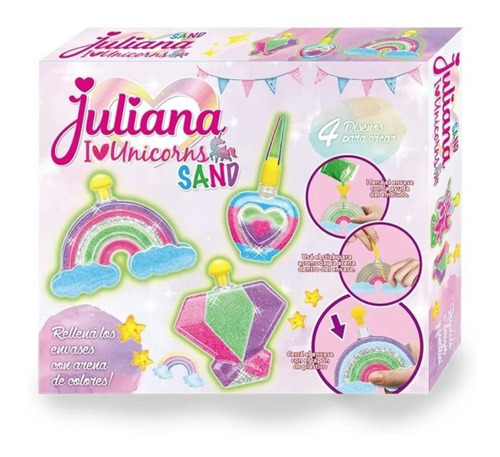 Juliana I Love Unicorns Imanes Unicornio En Yeso Original