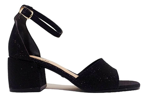 Imagen 2 de 4 de Sandalias Bina Glitter Black