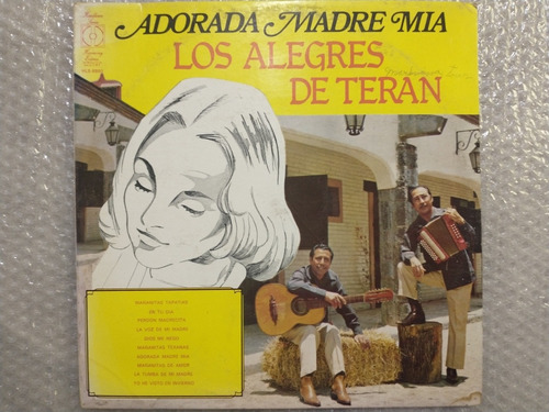 Los Alegres Del Teran  Adorada Madre Mía  Lp Vinilo.