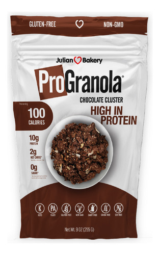 Granola Alta En Proteina Chocolate Cluster 255 G Julian Bake