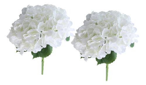 2x Flor Ramo De Flores Arreglos Florales Hortensias Falsas