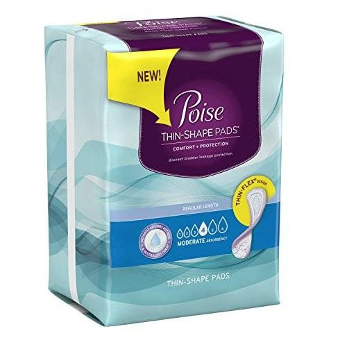 Poise Pad Moderado 20 Count (paquete De 4)