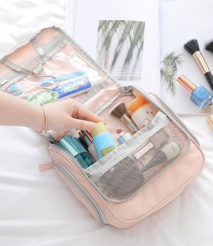 Imagen 6 de 7 de Neceser Portacosméticos C/gancho Mujer Maquillaje