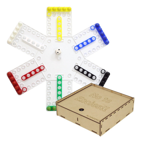 Juego De Mesa No Te Enojes, Ludo Para 3, 4, 5 O 6 Jugadores