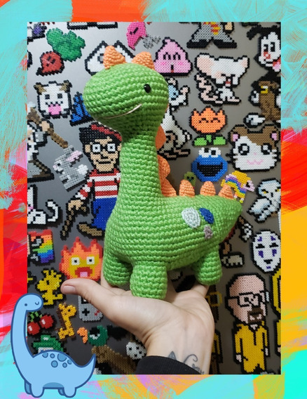 Dinosaurio Tejido A Crochet | MercadoLibre 📦