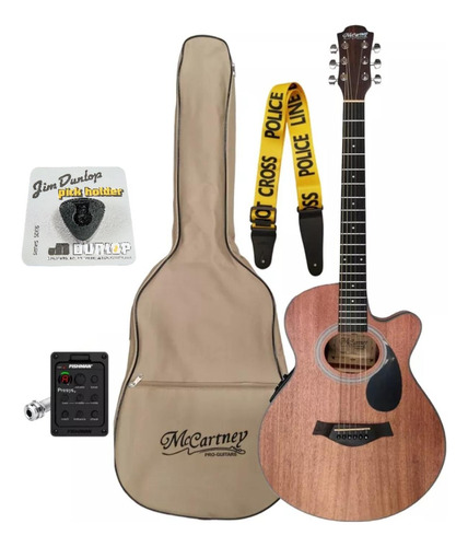 Mccartney Qa66 Guitarra Con Pastilla Fishman Portapua Dunlop