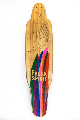 Longboard Patagonia Trip B - Deck Lenga Con Fibra De Vidrio