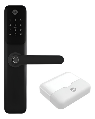 Fechadura Digital Ydm 60 Com Biometria + Kit Conectividade