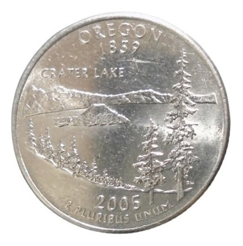 Estados Unidos Quarter Dollar 2005 Oregon  Rt2#8