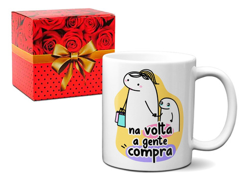 Caneca + Caixinha Flork Dia Das Mães Na Volta A Gente Compra