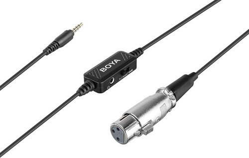Imagen 2 de 10 de Cable Plug Para Micrófono De 3.5mm A Xlr Boya Bca6