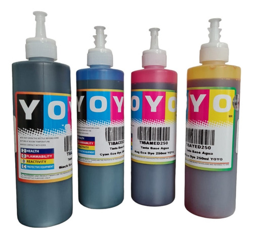 Kit 4 Tinta Universal Para Todas Las Marcas Impresoras 250ml