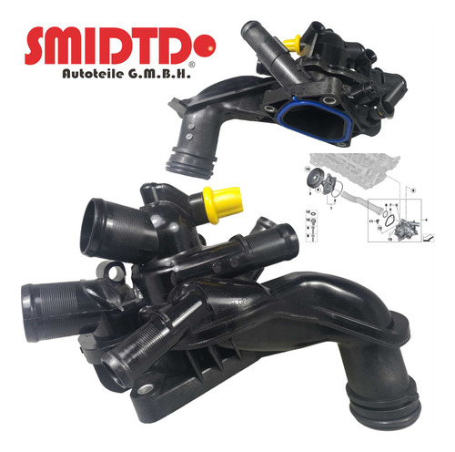 Brida Termost Polea Cooper Paceman S Hatchback 13-16 1.6