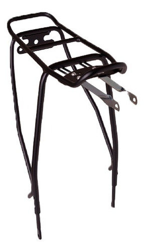 Portapaquete Aluminio Negro 3 Soportes