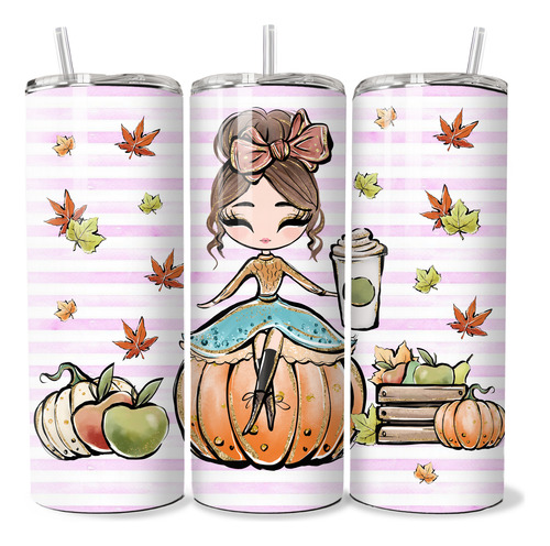 Termo Pumpkin Spice Coffee Acero Inoxidable 20 Onzas Otoño