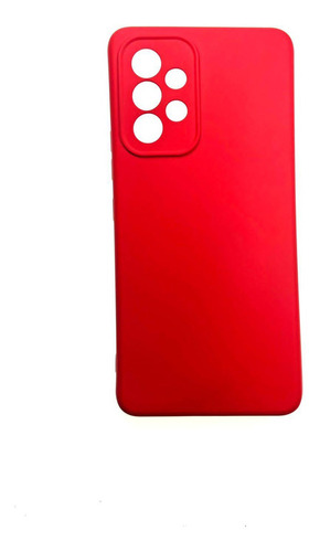 Funda de silicona roja premium para Samsung Galaxy A53
